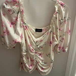 Floral Pink Blouse by [Brand]